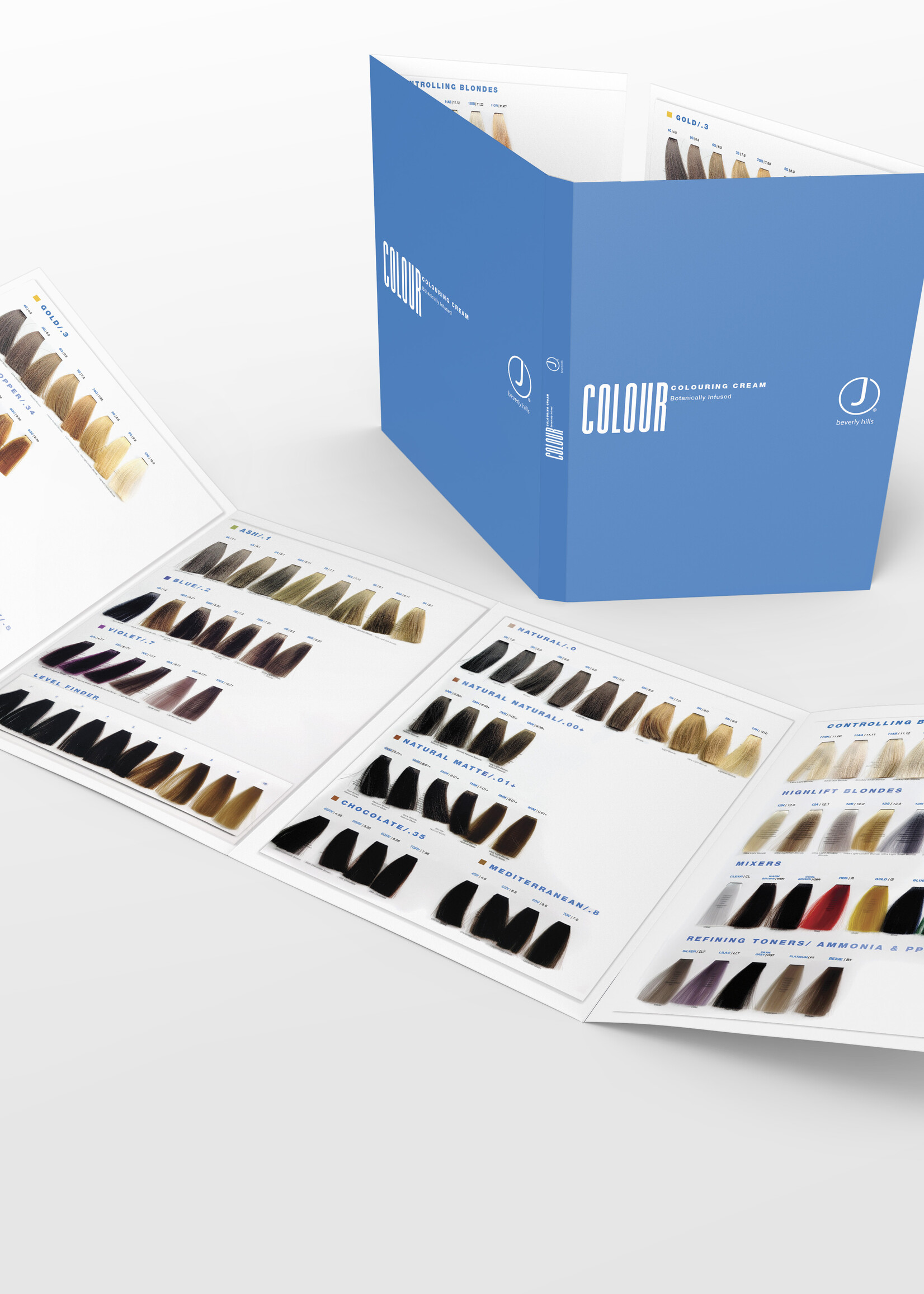 J BEVERLY HILLS  Colours Swatch Book