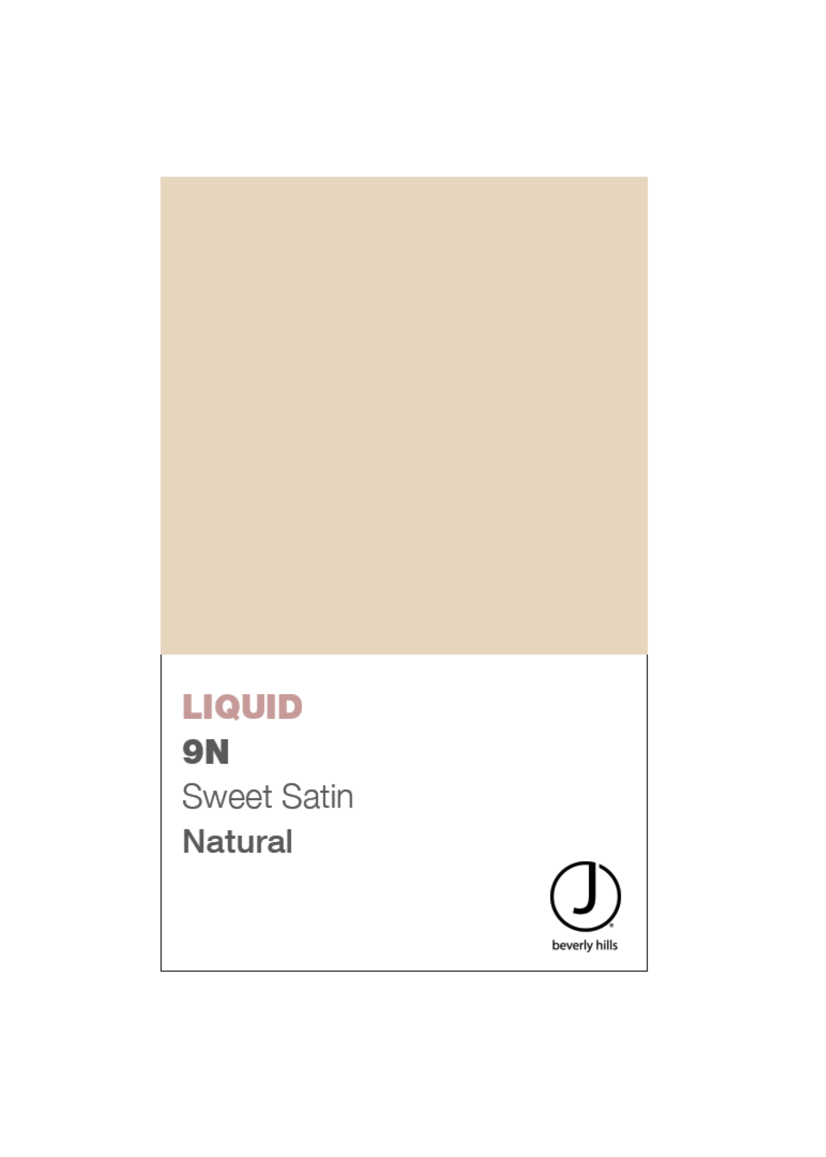 J BEVERLY HILLS  Liquid Colours Natural