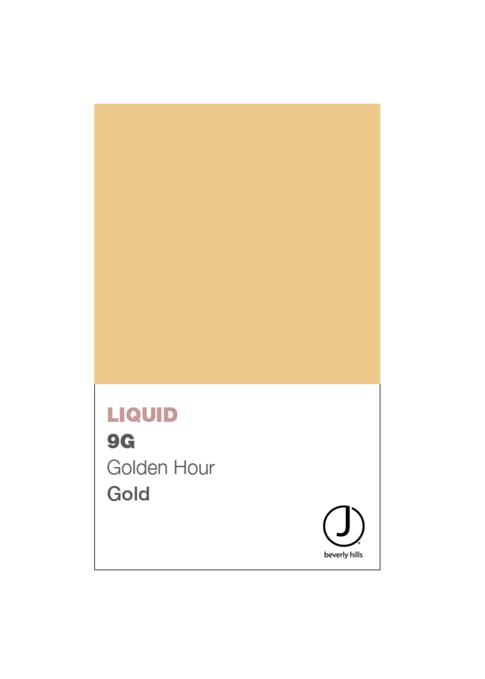 J BEVERLY HILLS  Liquid Colours Gold