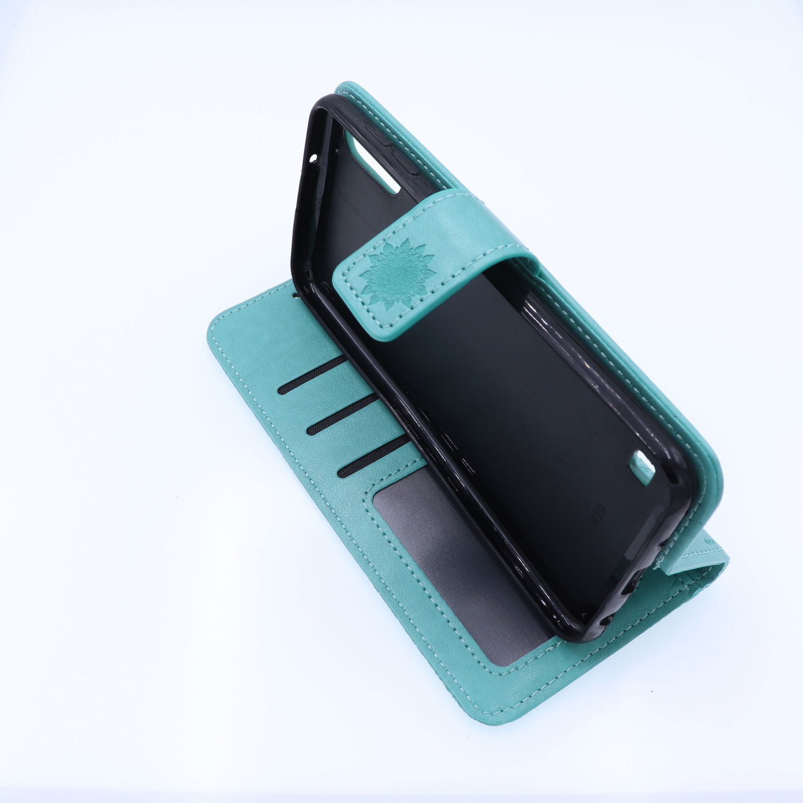 Samsung A10 Boekhoesje Mandela Mintgroen