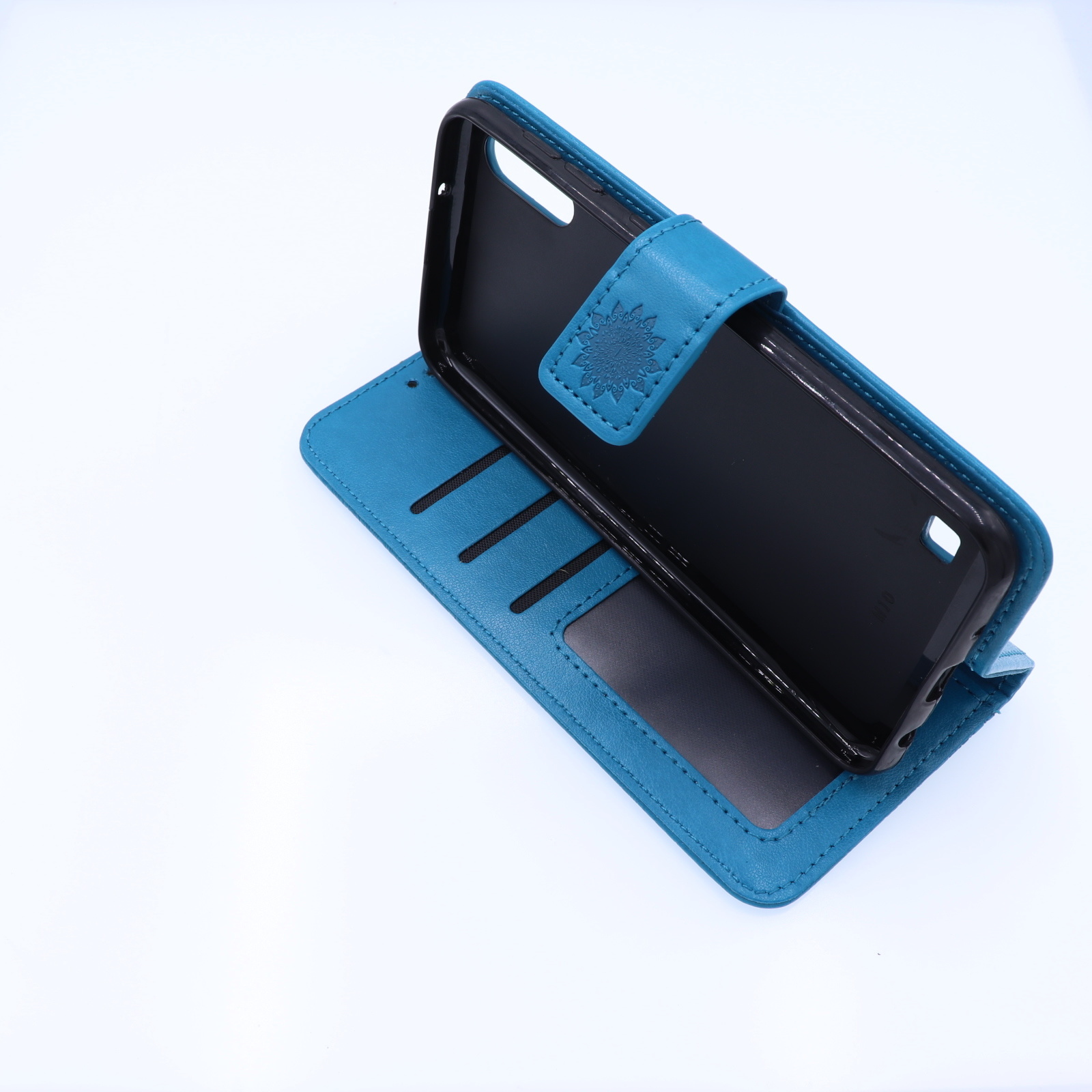 Samsung A10 Boekhoesje Mandela Blauw