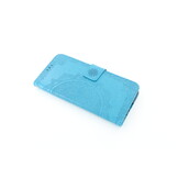 Huawei P-Smart 2019 Boekhoesje Mandela Blauw