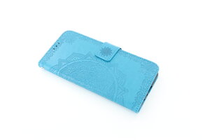 Huawei P-Smart 2019 Boekhoesje Mandela Blauw