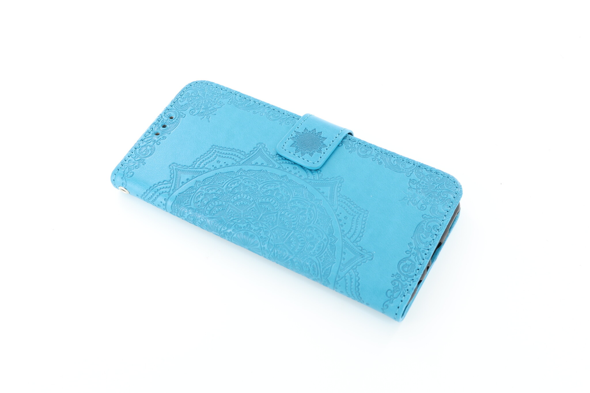 Huawei P-Smart 2019 Boekhoesje Mandela Blauw