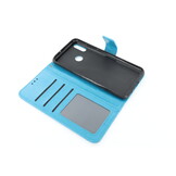 Huawei P-Smart 2019 Boekhoesje Mandela Blauw