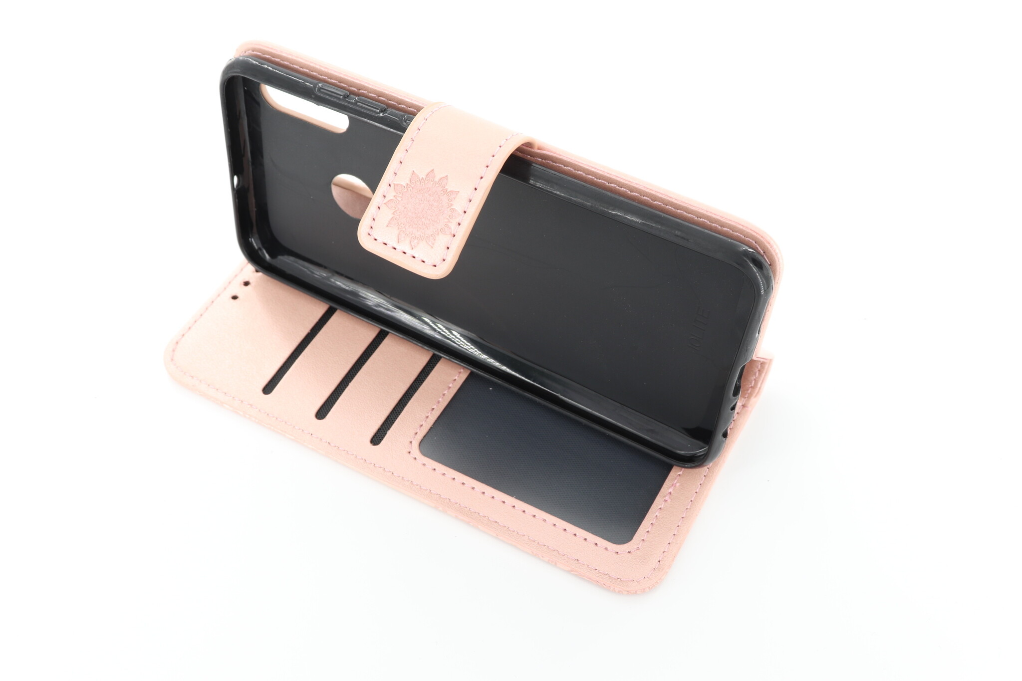 Huawei P-Smart 2019 Boekhoesje Mandela Roze