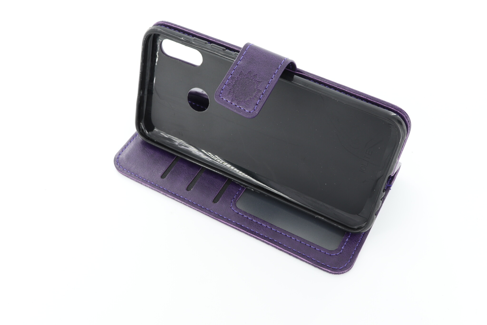 Huawei P-Smart 2019 Boekhoesje Mandela Paars