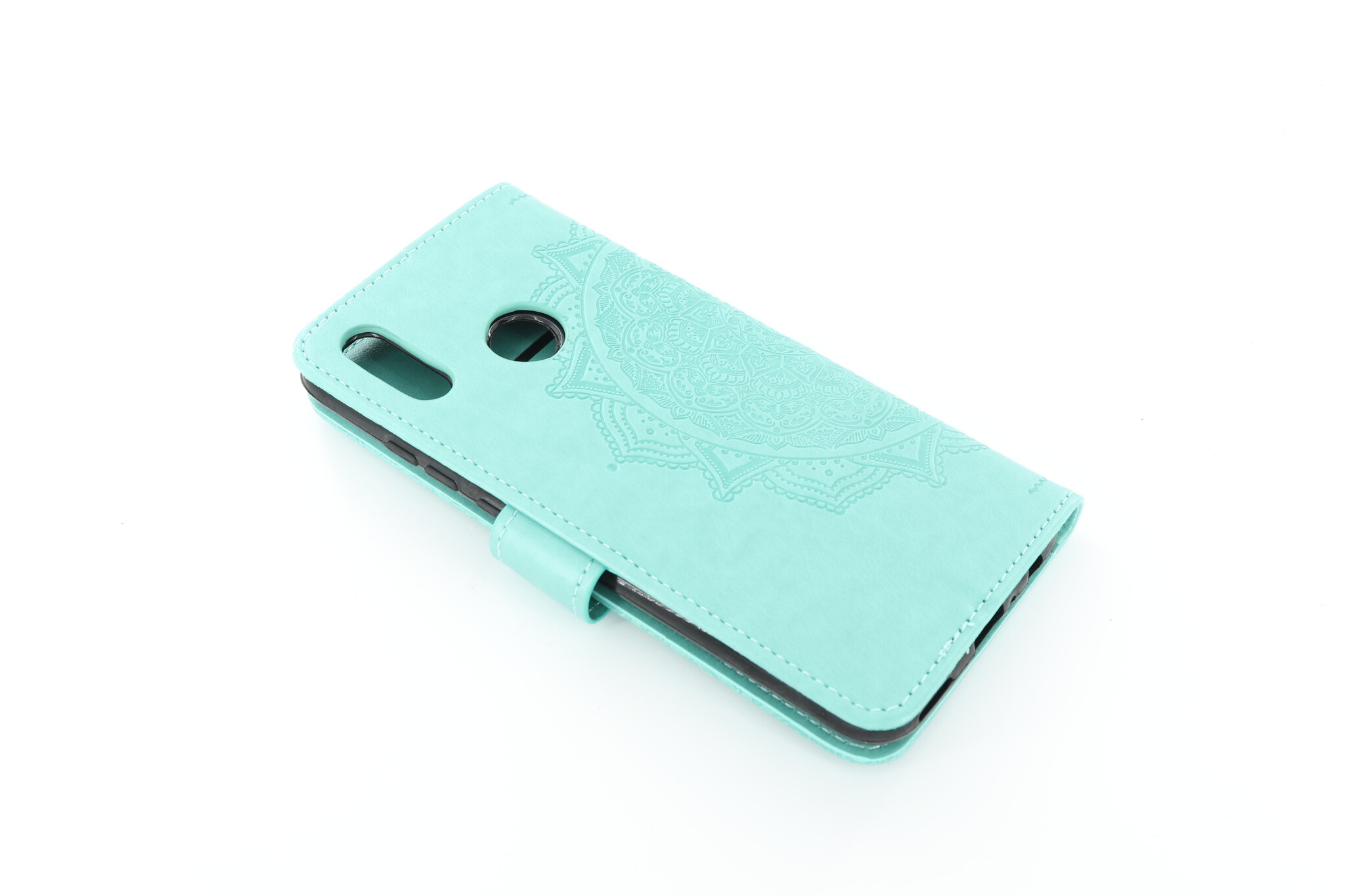 Huawei P-Smart 2019 Boekhoesje Mandela Mintgroen