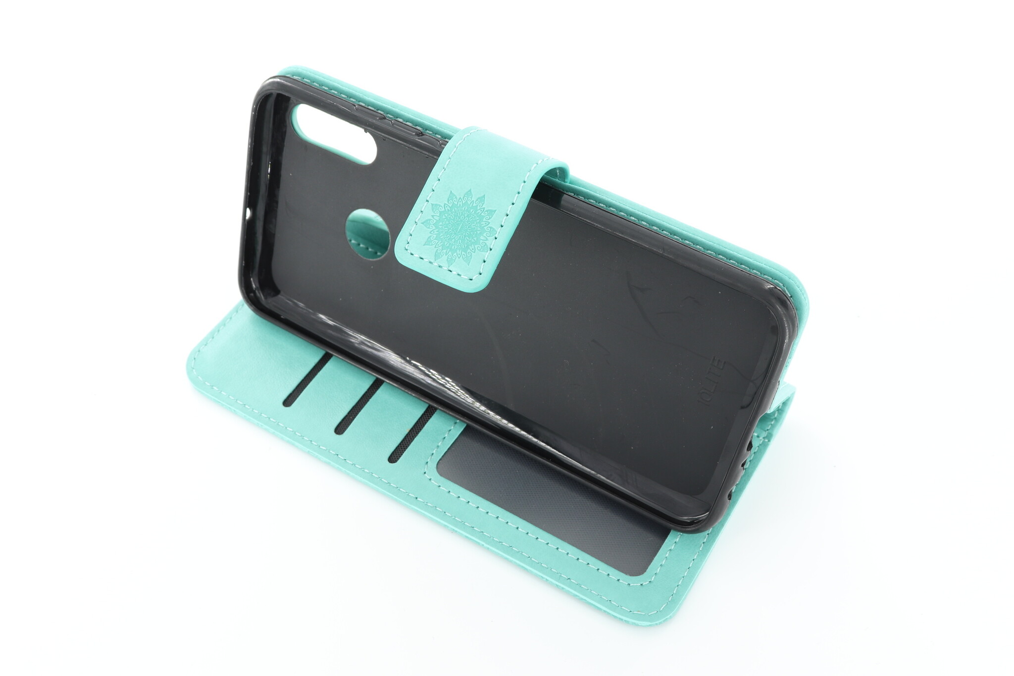 Huawei P-Smart 2019 Boekhoesje Mandela Mintgroen