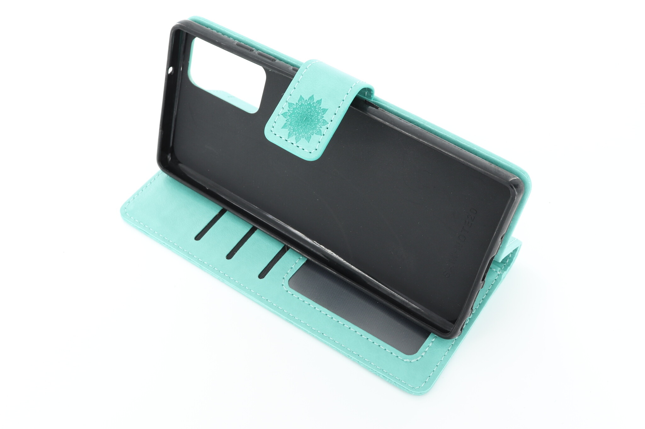 Samsung Note 20 Boekhoesje Mandela Mintgroen