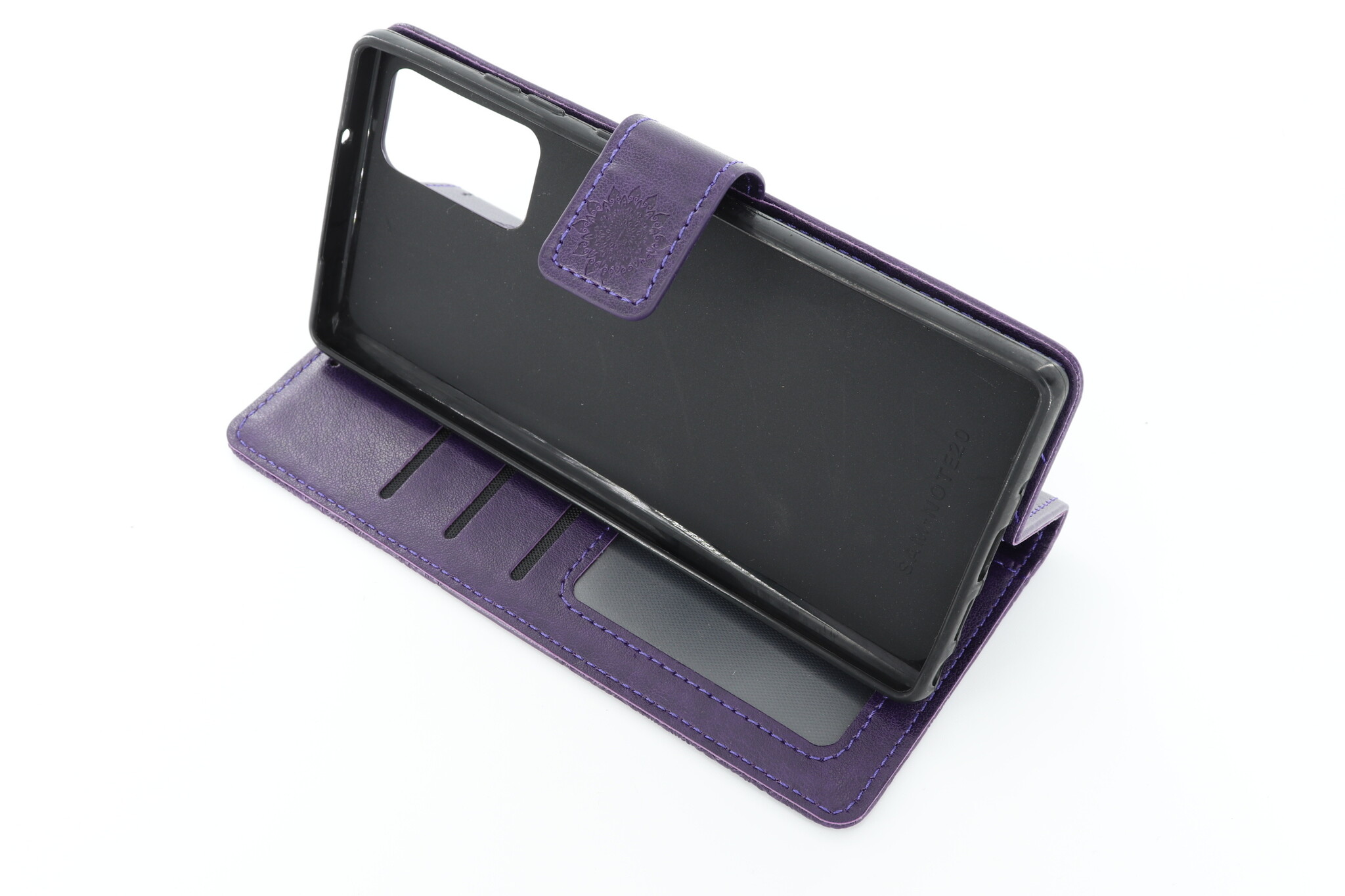 Samsung Note 20 Boekhoesje Mandela Paars