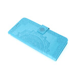 Motorola G9 Plus Boekhoesje Mandela Blauw