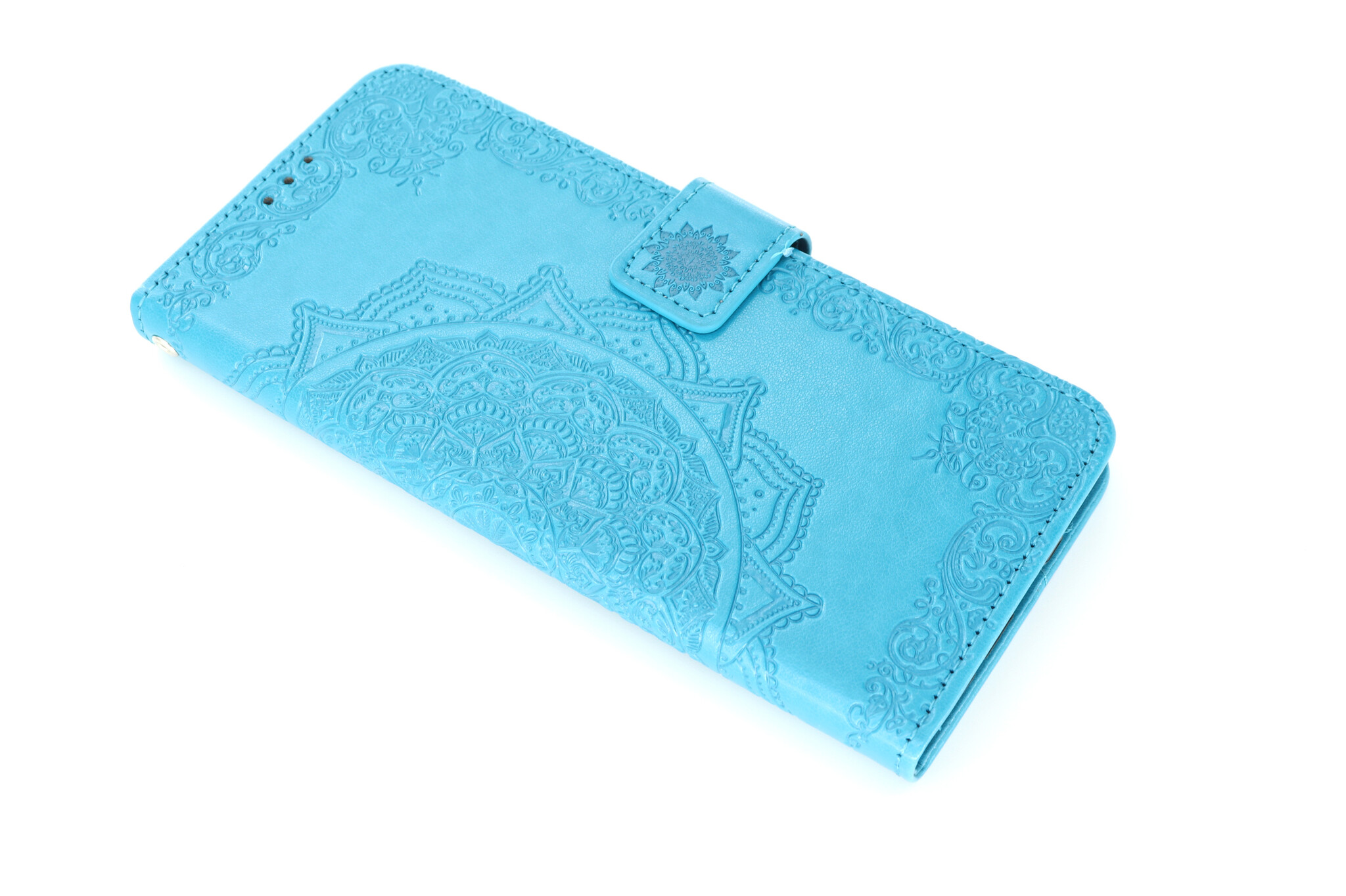 Motorola G9 Plus Boekhoesje Mandela Blauw