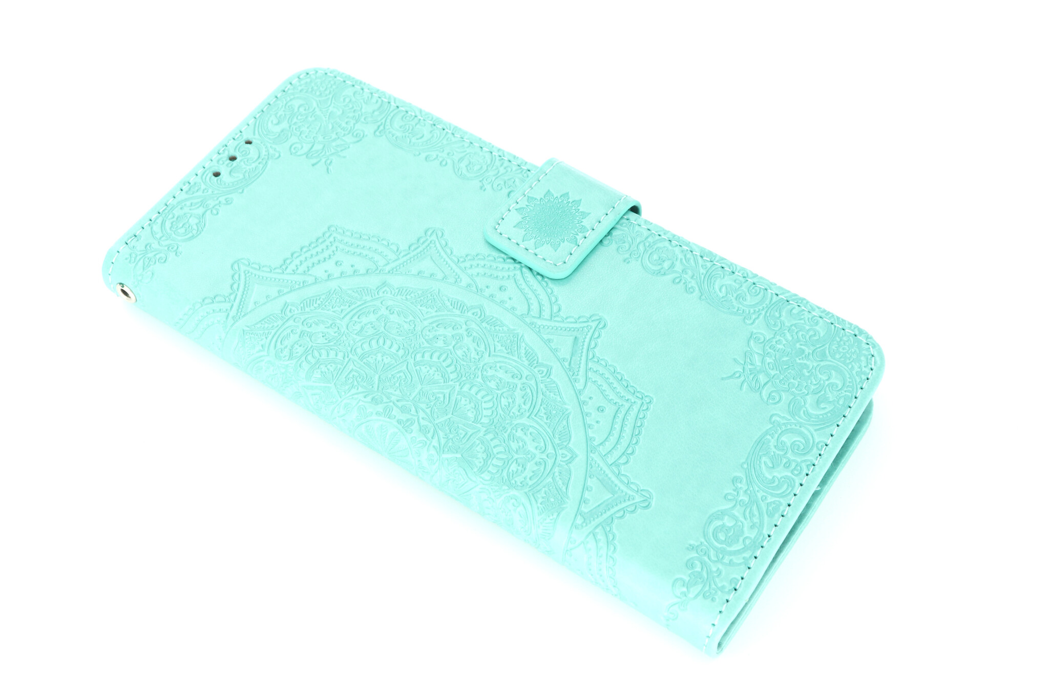 Motorola G9 Plus Boekhoesje Mandela Mintgroen