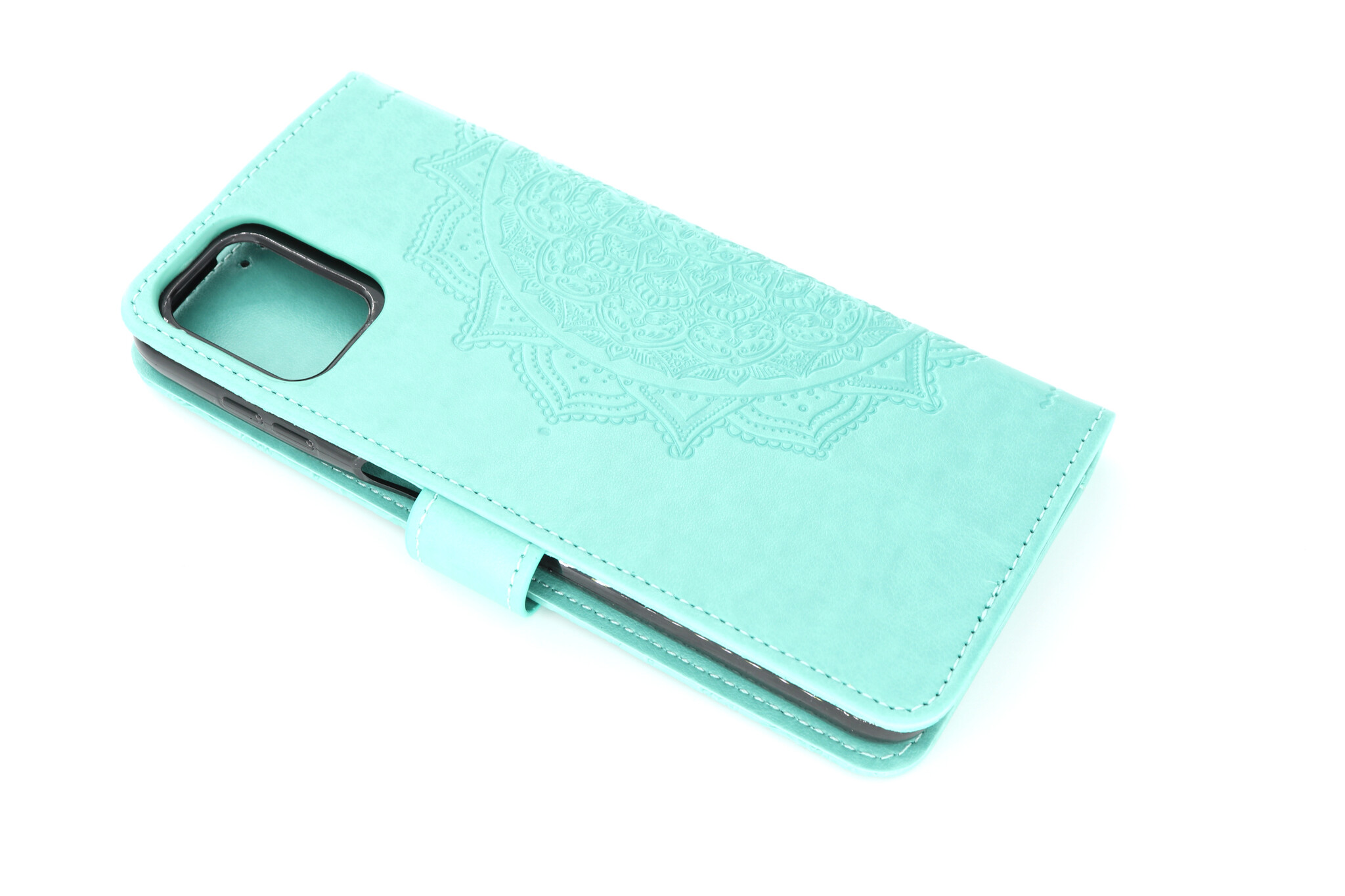 Motorola G9 Plus Boekhoesje Mandela Mintgroen