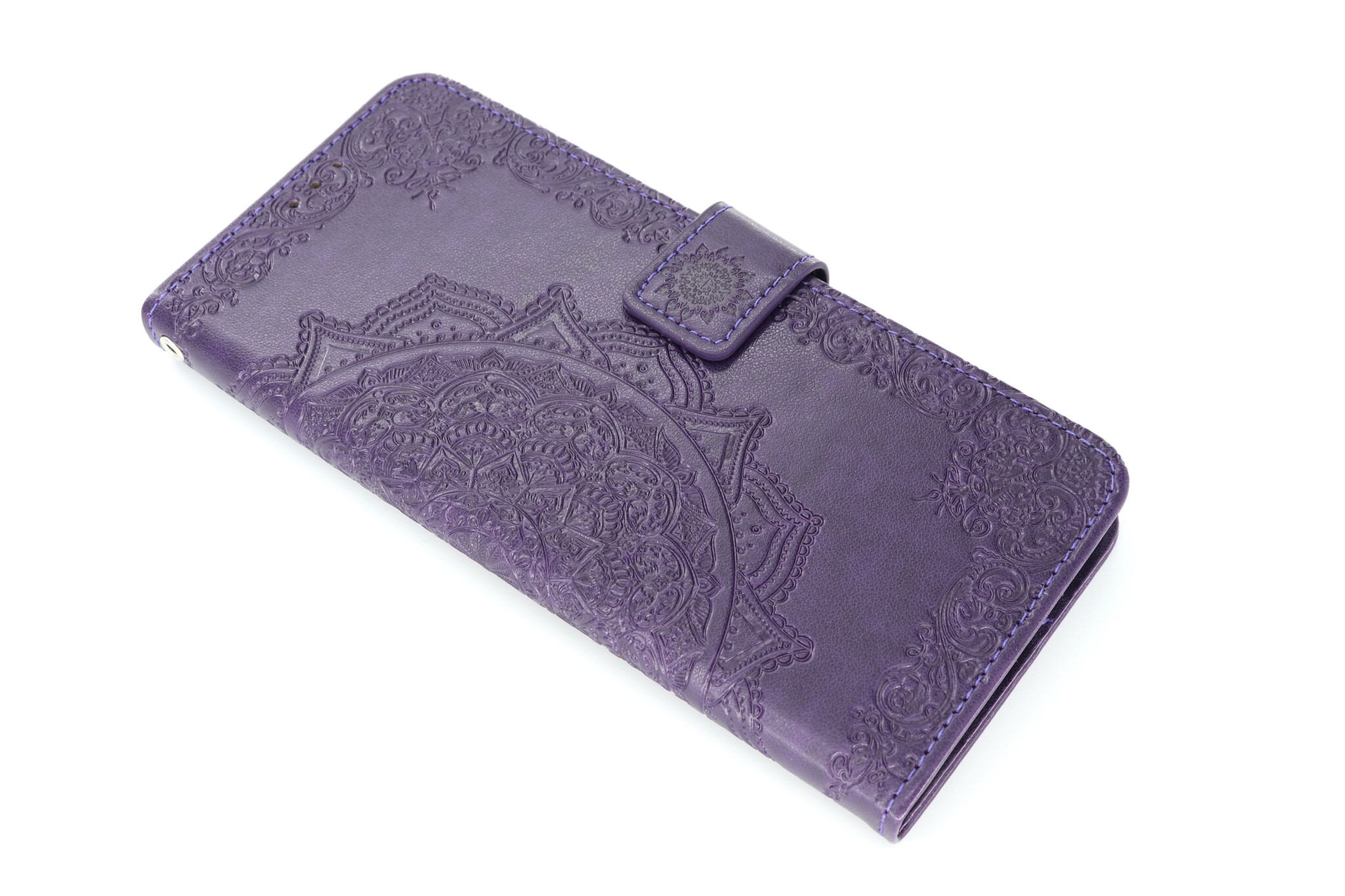 Motorola G9 Plus Boekhoesje Mandela Paars