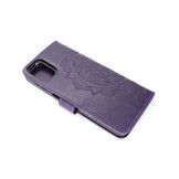 Motorola G9 Plus Boekhoesje Mandela Paars