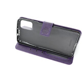 Motorola G9 Plus Boekhoesje Mandela Paars