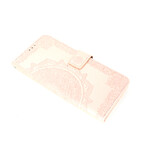 Motorola G9 Plus Boekhoesje Mandela Roze