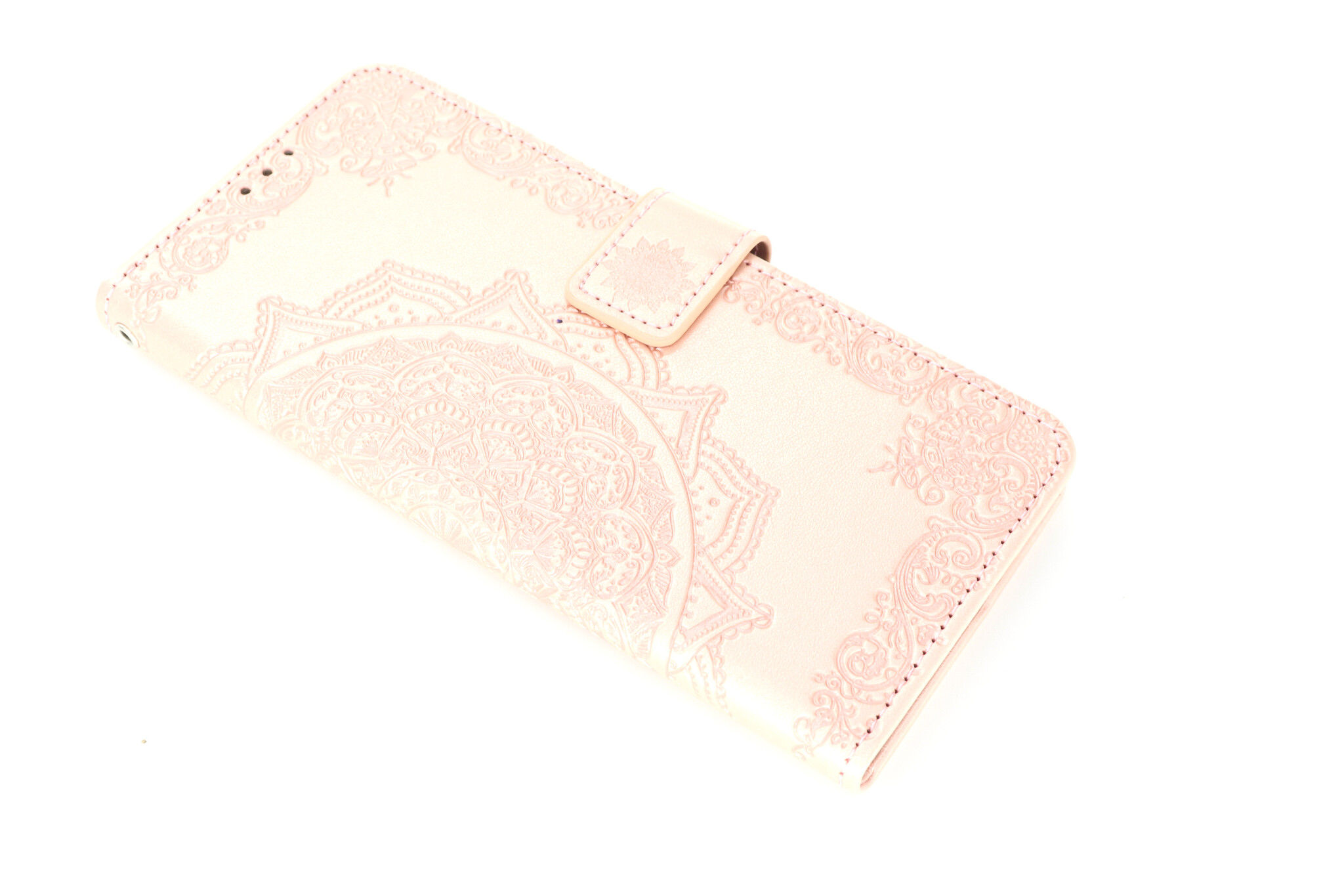 Motorola G9 Plus Boekhoesje Mandela Roze