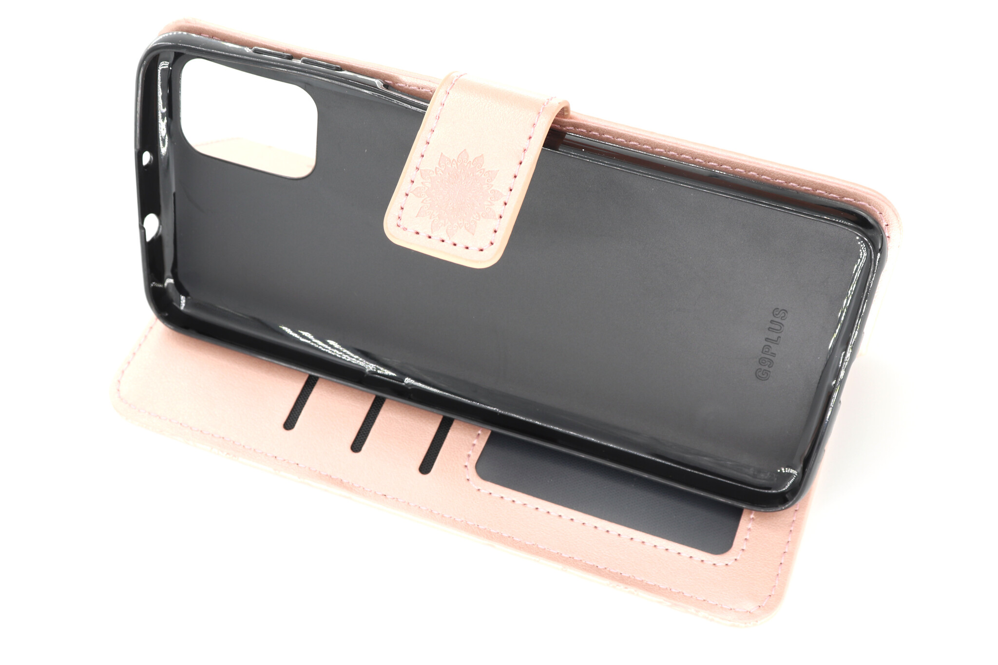 Motorola G9 Plus Boekhoesje Mandela Roze