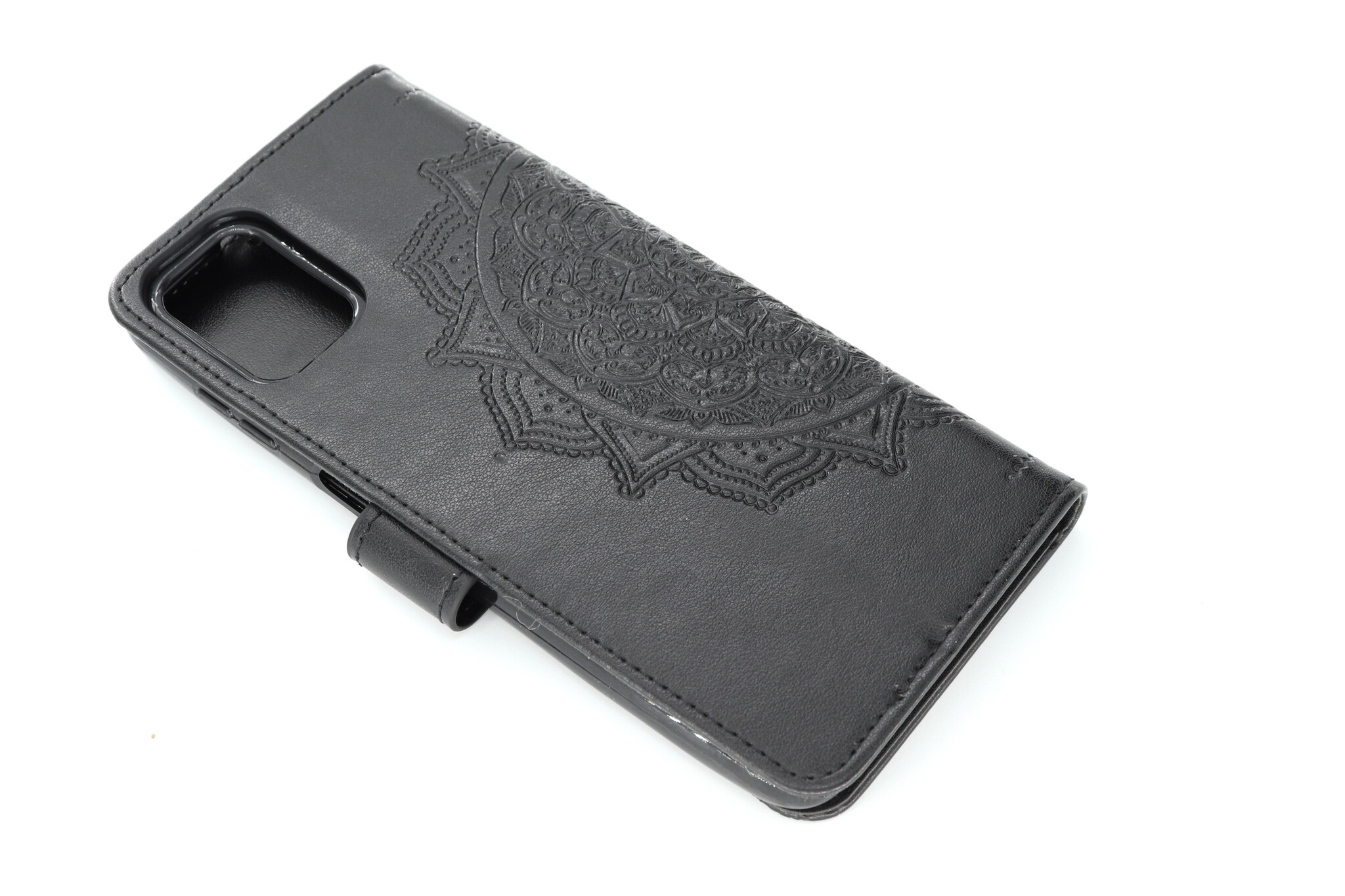 Motorola G9 Plus Boekhoesje Mandela Zwart