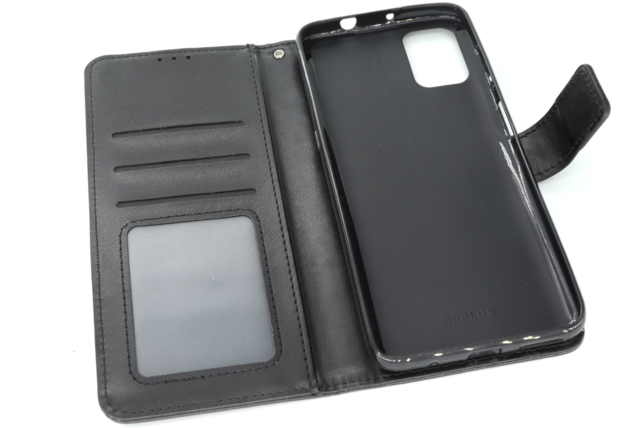 Motorola G9 Plus Boekhoesje Mandela Zwart