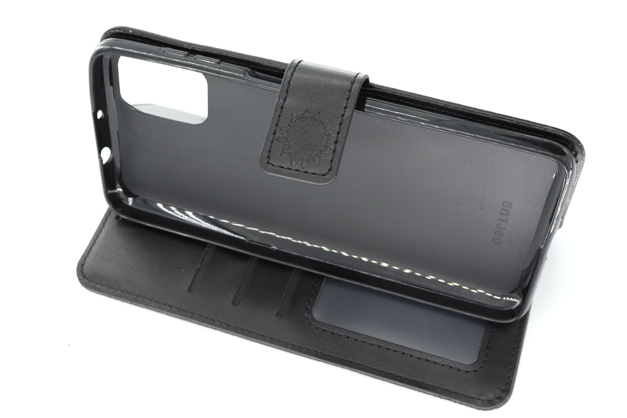 Motorola G9 Plus Boekhoesje Mandela Zwart