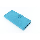 Oppo A5-2020 Boekhoesje Mandela Blauw