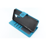 Oppo A5-2020 Boekhoesje Mandela Blauw