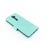 Oppo A5-2020 Boekhoesje Mandela Mintgroen