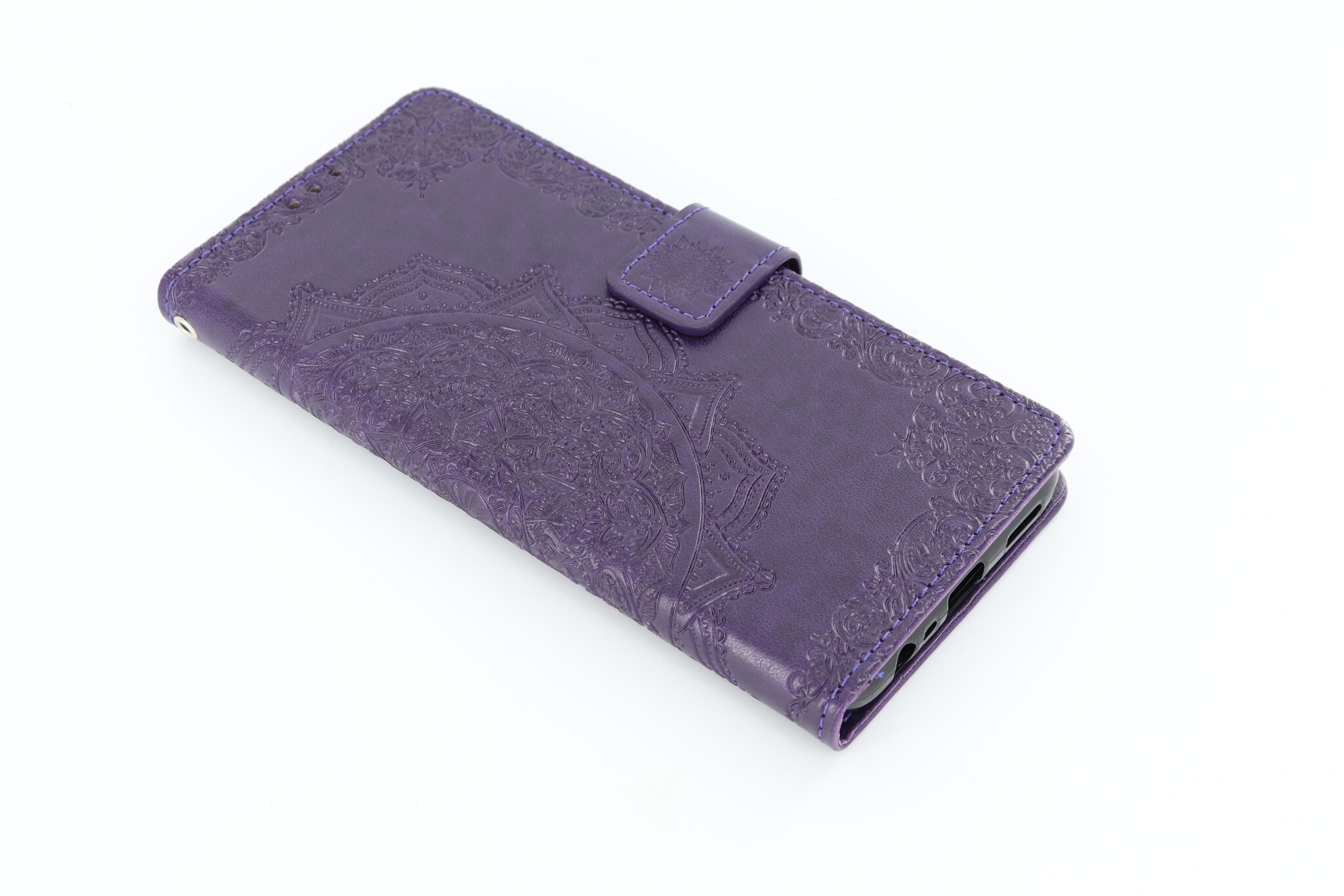 Oppo A5-2020 Boekhoesje Mandela Paars