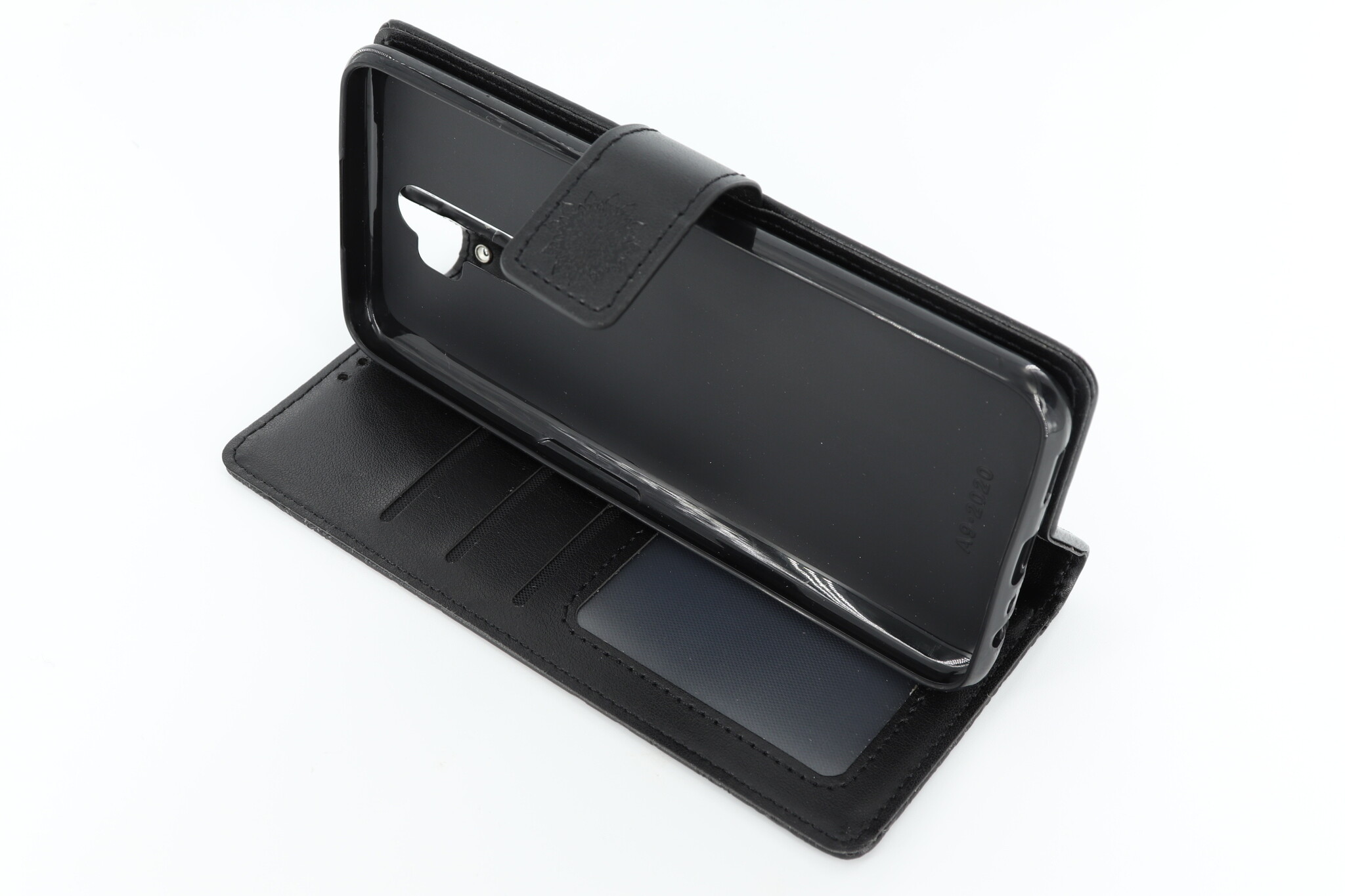 Oppo A5-2020 Boekhoesje Mandela Zwart