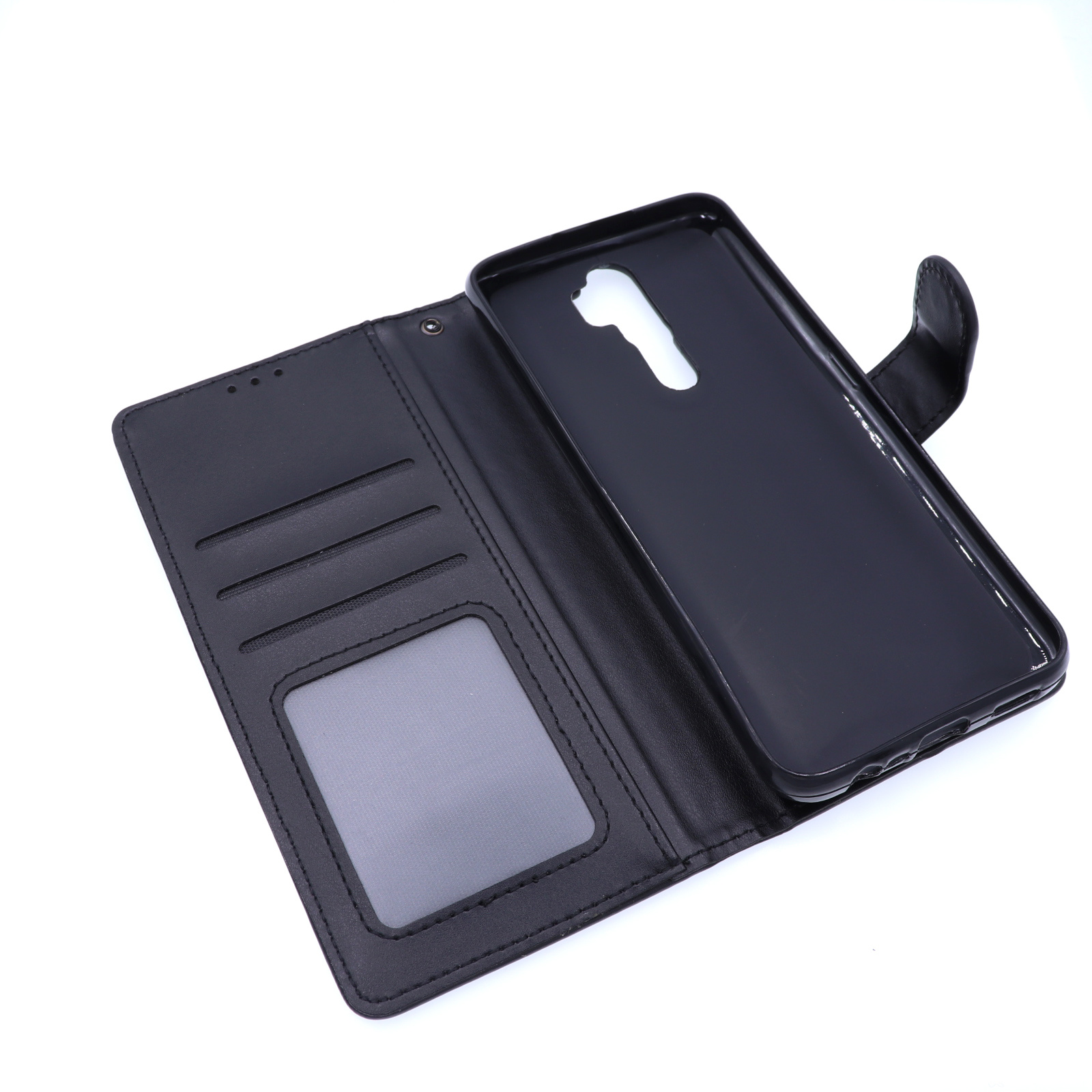 Oppo A5-2020 Boekhoesje Zwart