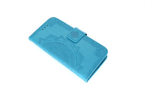 Apple iPhone 12 Mini Boekhoesje Mandela Blauw