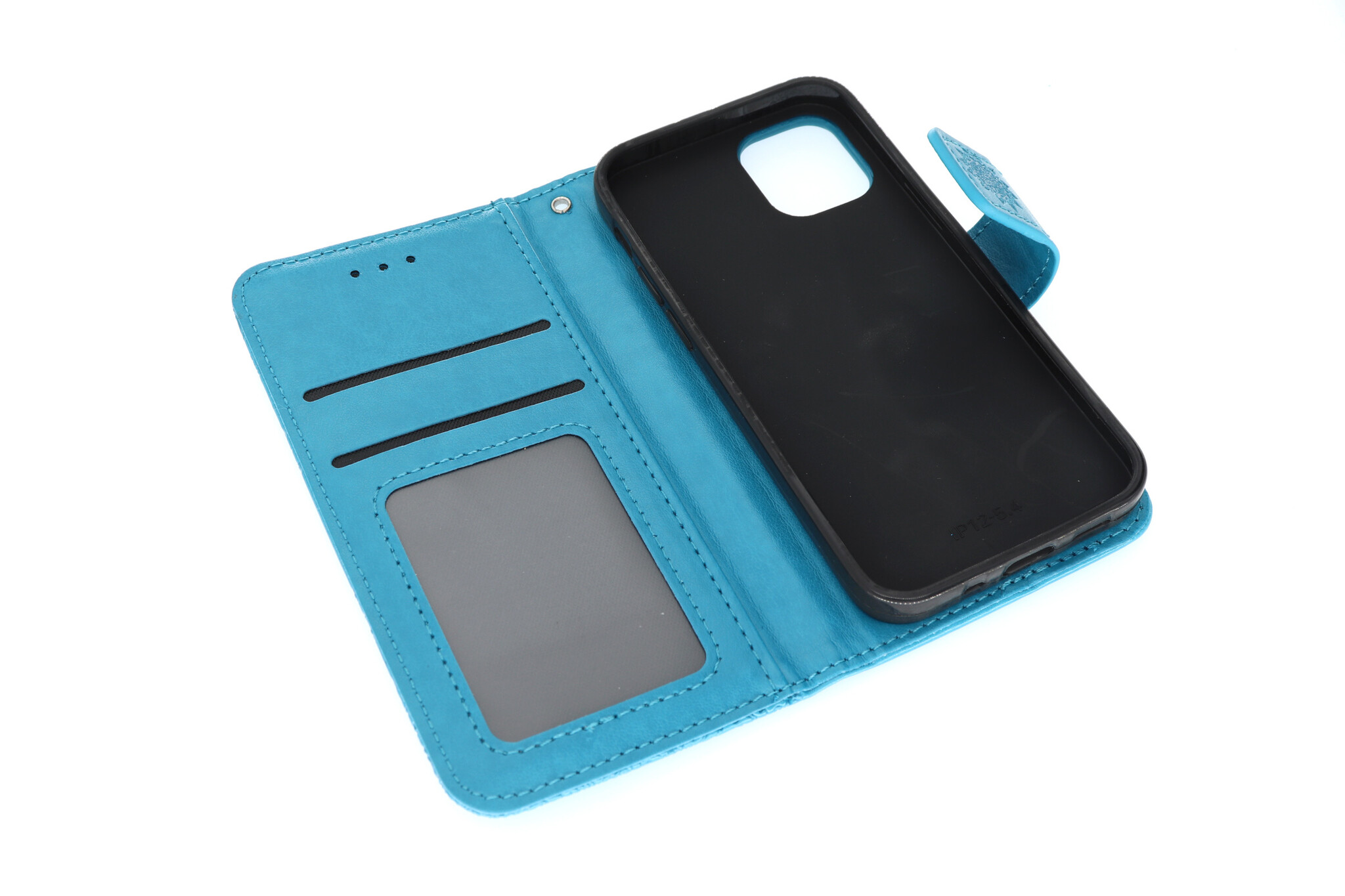 Apple iPhone 12 Mini Boekhoesje Mandela Blauw