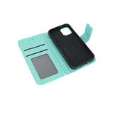 Apple iPhone 12 Mini Boekhoesje Mandela Mintgroen