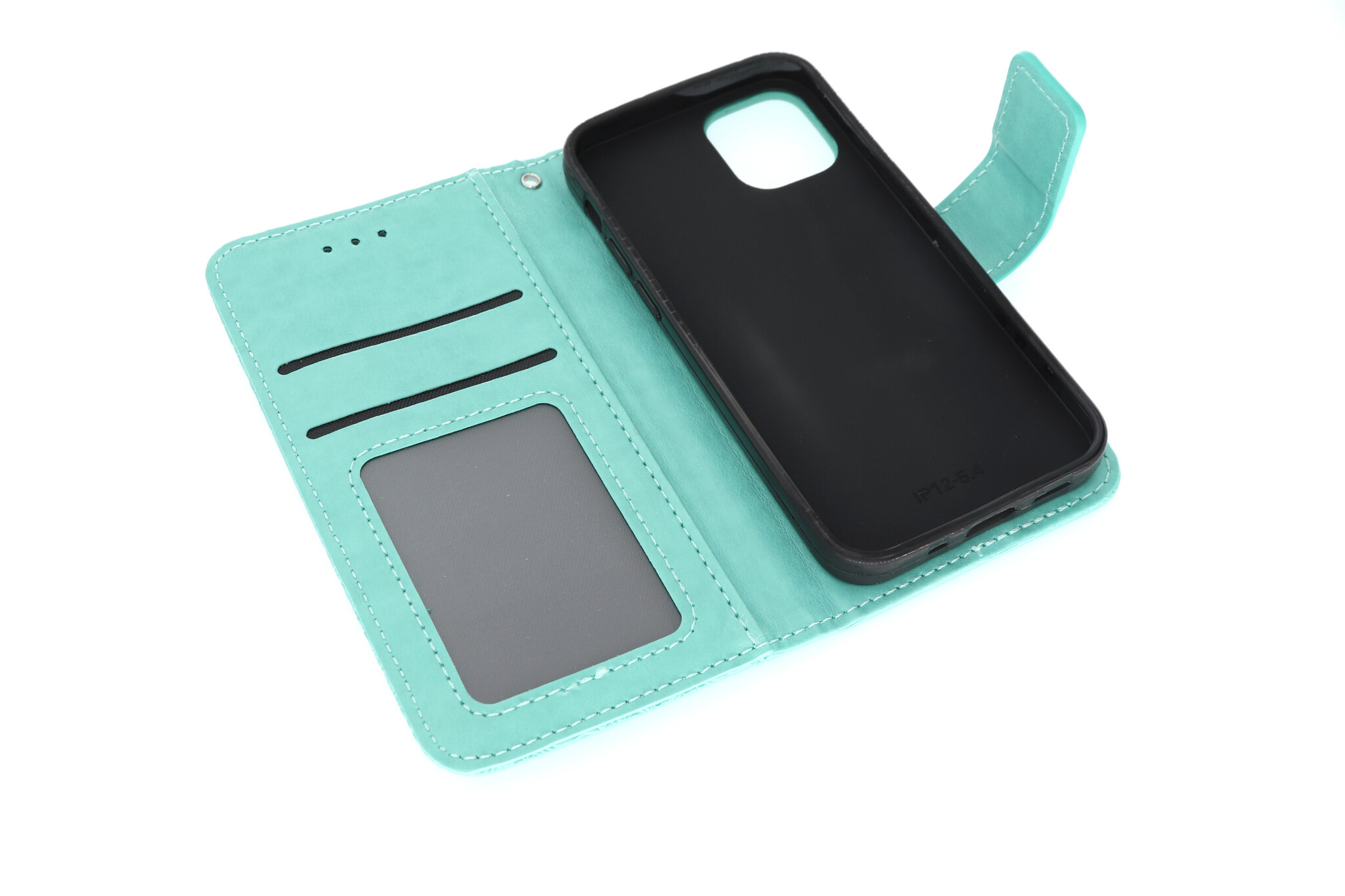 Apple iPhone 12 Mini Boekhoesje Mandela Mintgroen