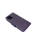 Apple iPhone 12 Mini Boekhoesje Mandela Paars