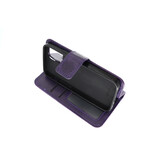 Apple iPhone 12 Mini Boekhoesje Mandela Paars