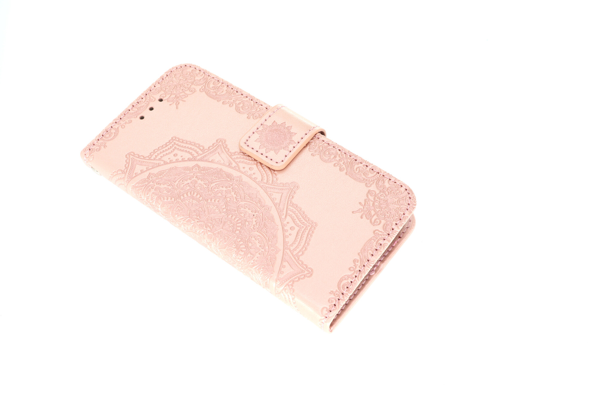 Apple iPhone 12 Mini Boekhoesje Mandela Roze