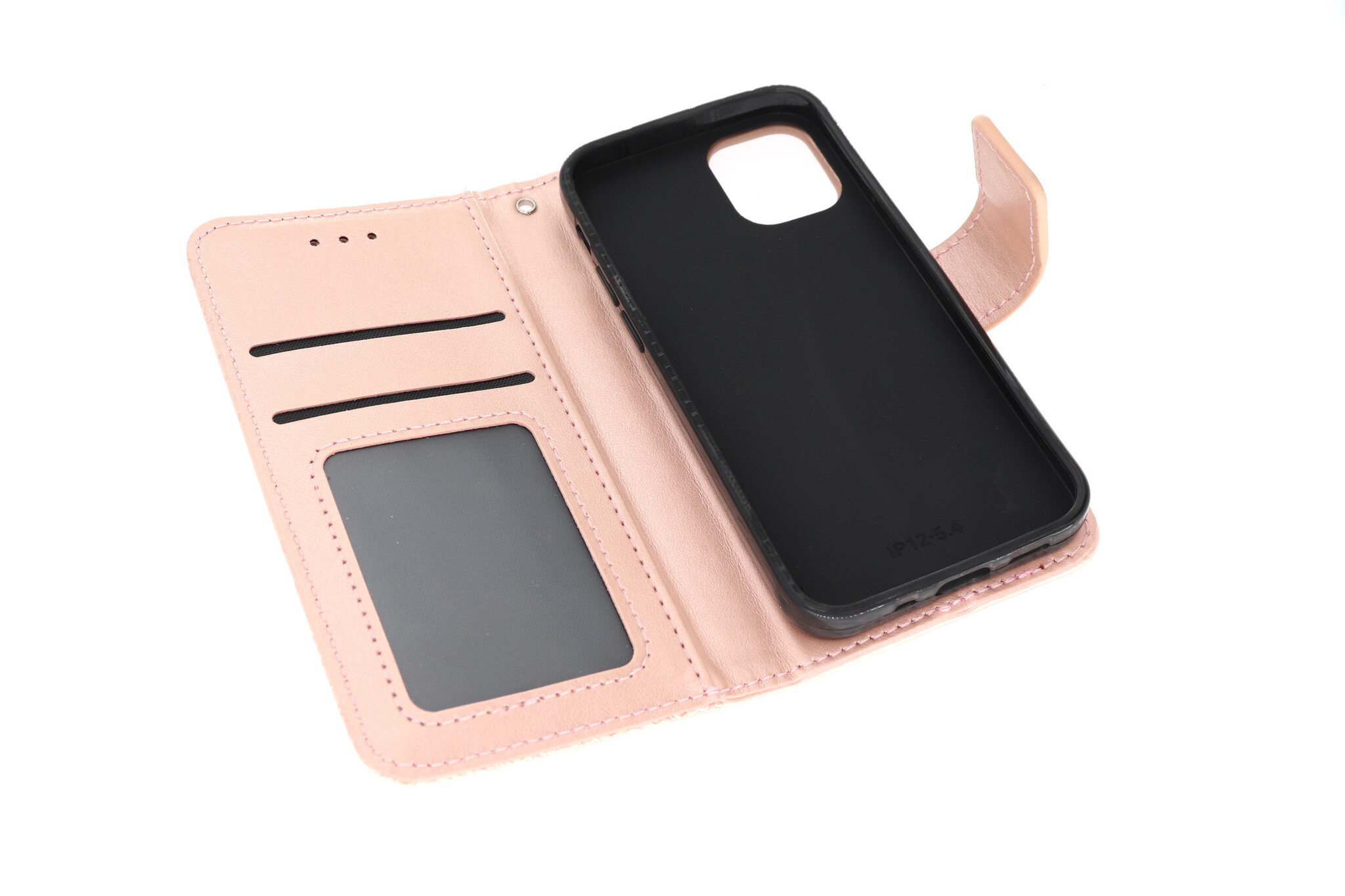 Apple iPhone 12 Mini Boekhoesje Mandela Roze