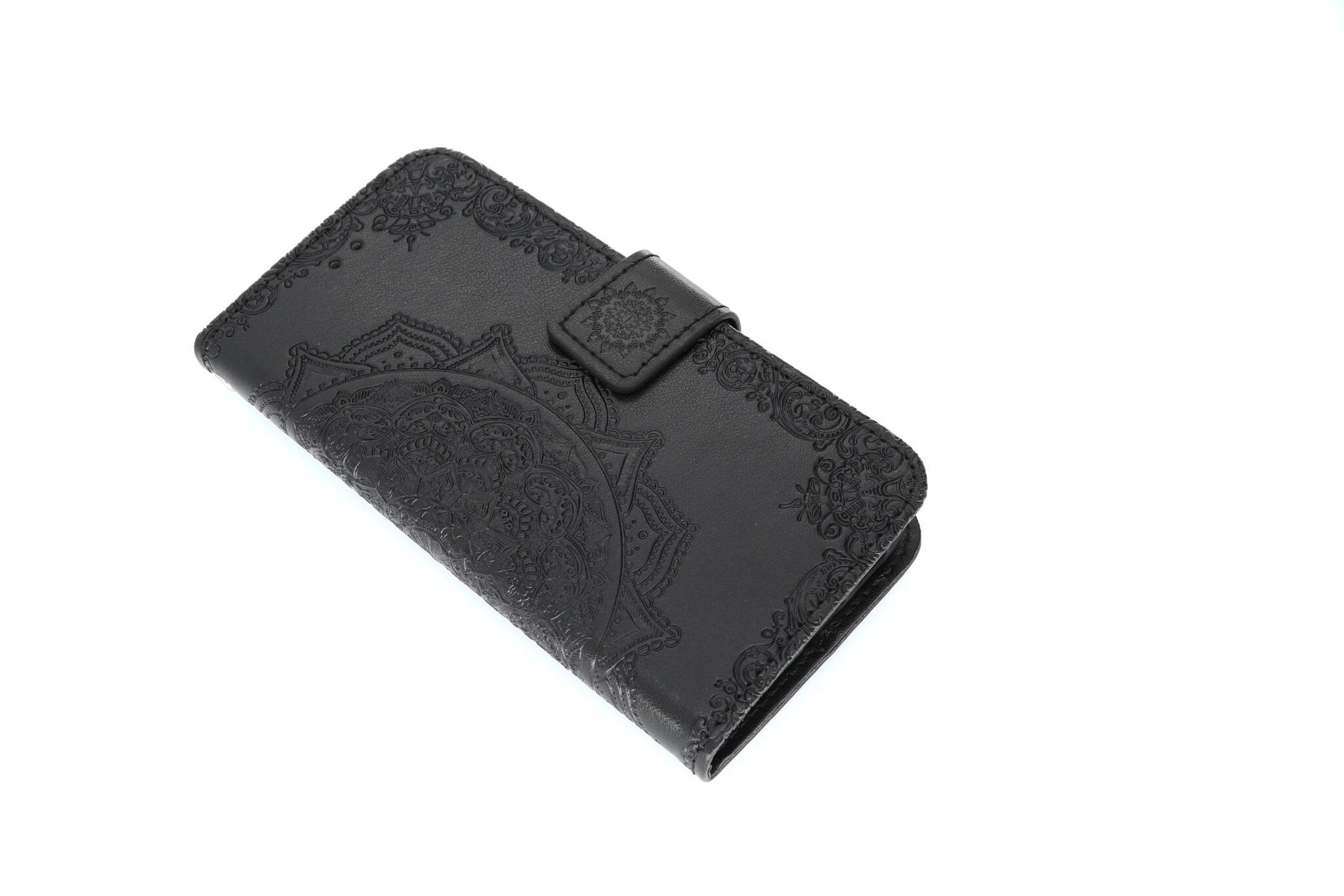 Apple iPhone 12 Mini Boekhoesje Mandela Zwart