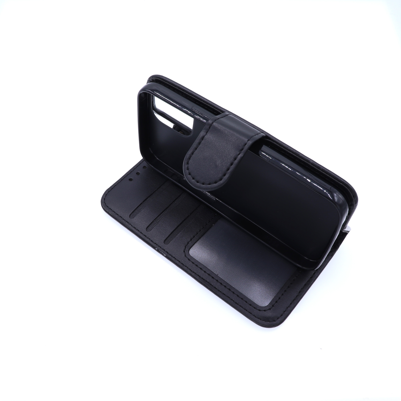 Apple iPhone 12 Mini Boekhoesje Zwart