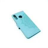 Huawei P30 Lite Boekhoesje Mandela Mintgroen