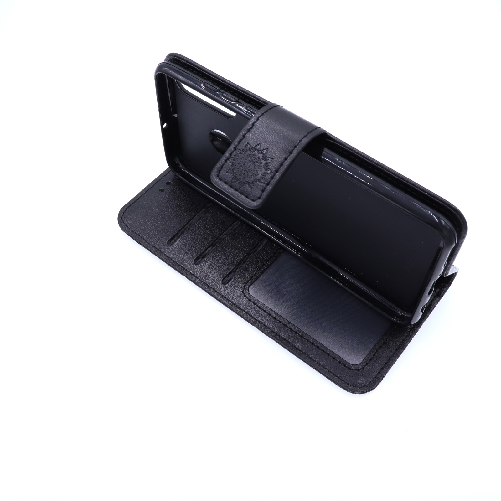 Huawei P30 Lite Boekhoesje Mandela Zwart