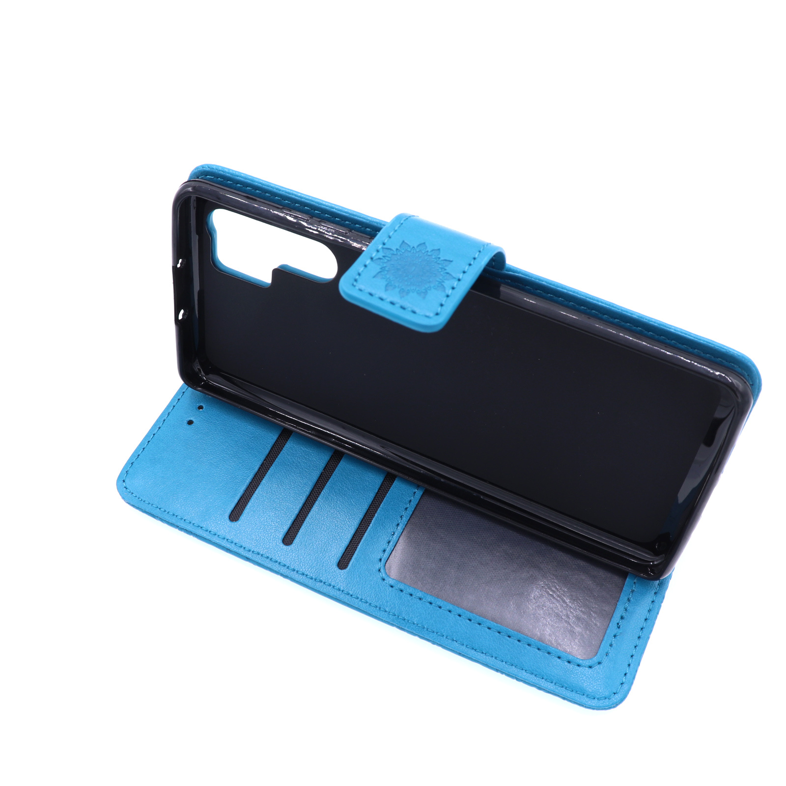 Huawei P30 Pro Boekhoesje Mandela Blauw