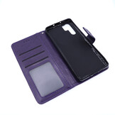 Huawei P30 Pro Boekhoesje Mandela Paars