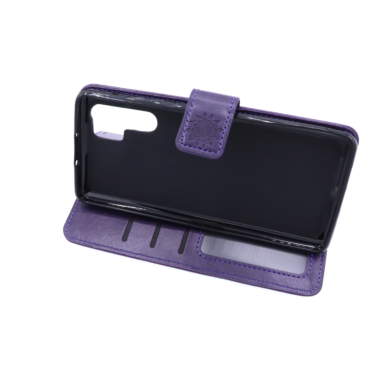 Huawei P30 Pro Boekhoesje Mandela Paars