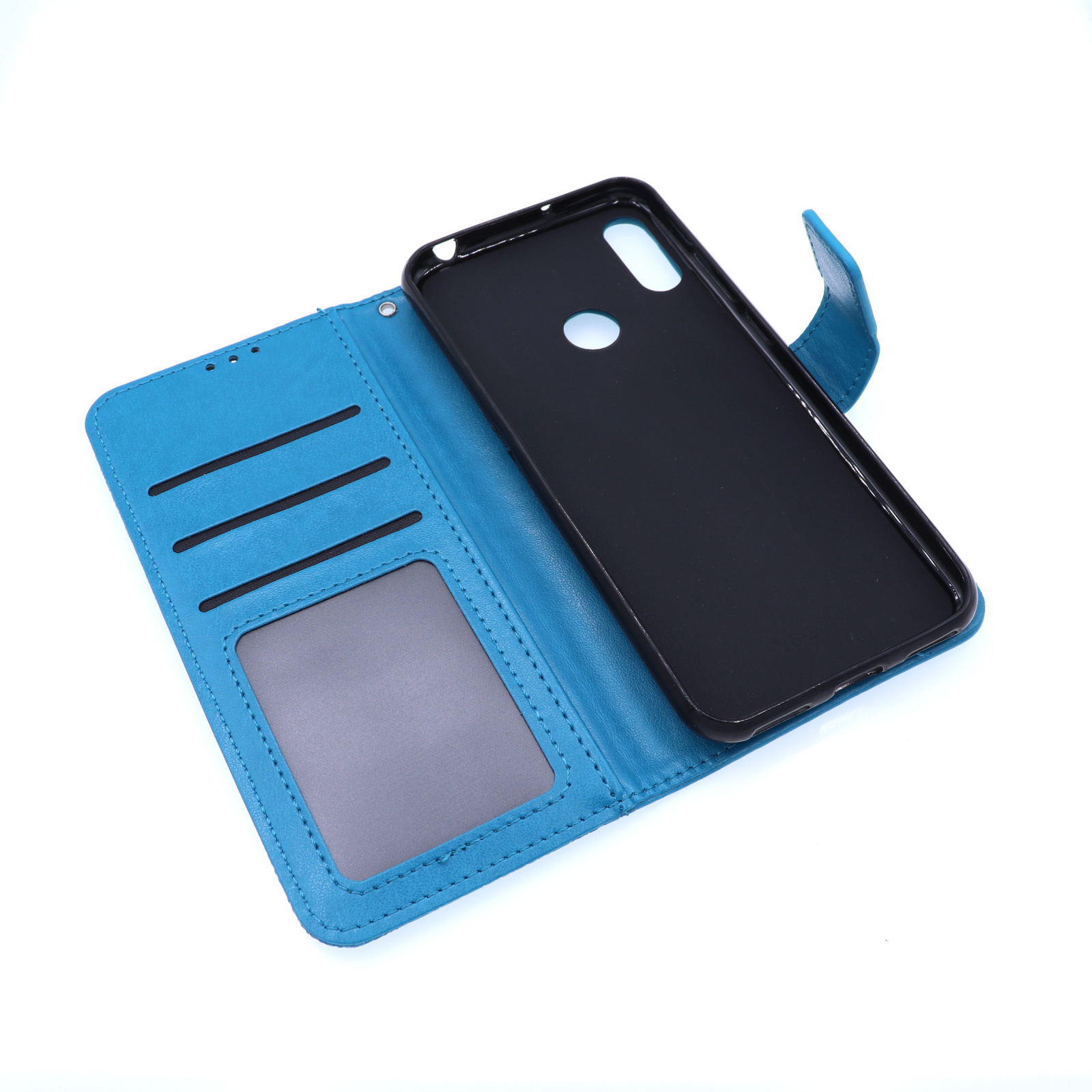 Huawei Y6-2019 Boekhoesje Mandela Blauw